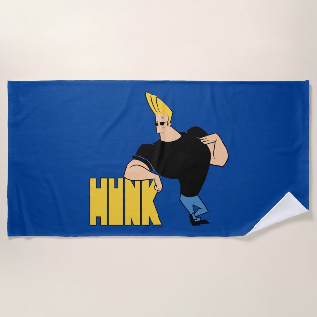 Toalha De Praia Johnny Bravo - Hunk (Frente)