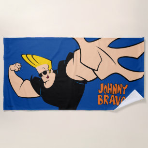 Toalha De Praia Johnny Bravo Iconic Pose