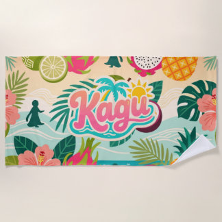 Toalha De Praia Kagu Tropical Tutti Frutti