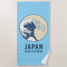 Toalha De Praia Kanagawa, Japão