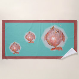 Toalha De Praia Kids Fantasy Fish Beach