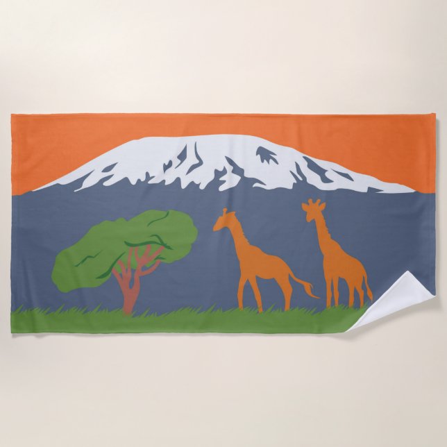 Toalha De Praia Kilimanjaro (Frente)