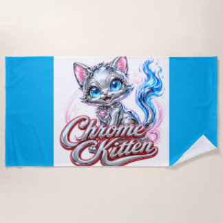 Toalha de Praia Kitten Chrome