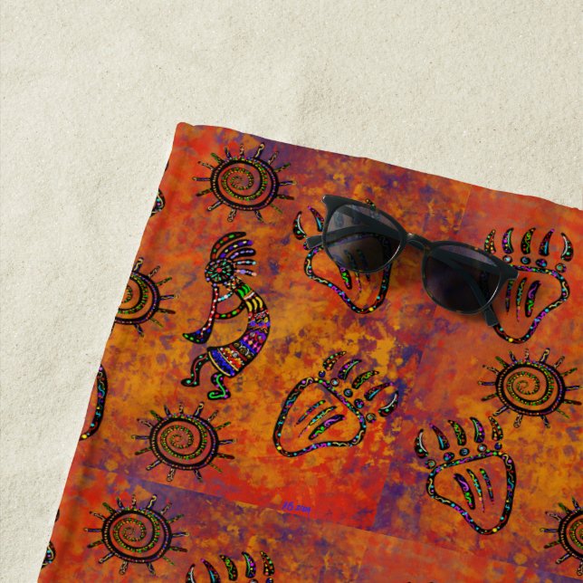 Toalha De Praia Kokopelli Art (In Situ)