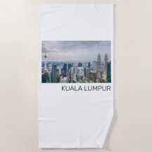 Kuala Lumpur Malásia Skyline Vintage Souvenir