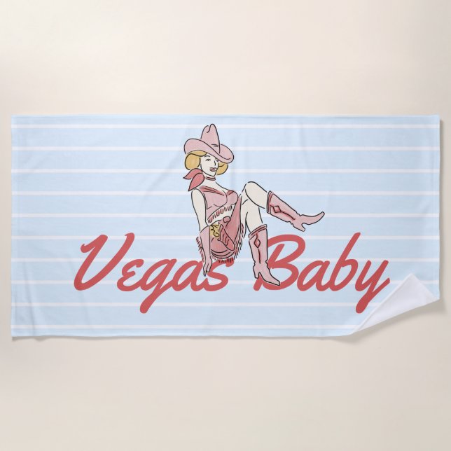 Toalha De Praia Las Vegas Bachelorette Large (Frente)