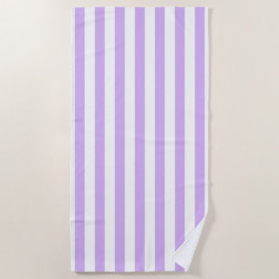 Toalha De Praia Lavanda com striping