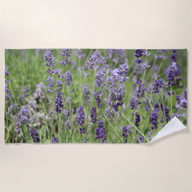 Toalha De Praia Lavender Beach Towel (Frente)