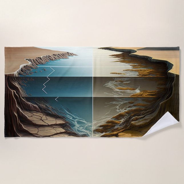 Toalha De Praia Layers Unveiled (Frente)