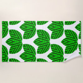 Toalha De Praia Leaf Trios