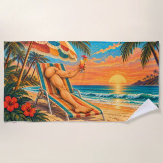 Toalha de Praia Leg-Shoulders