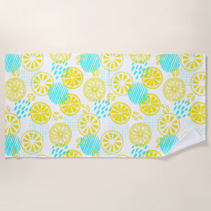 Toalha De Praia Lemons Beach Towel