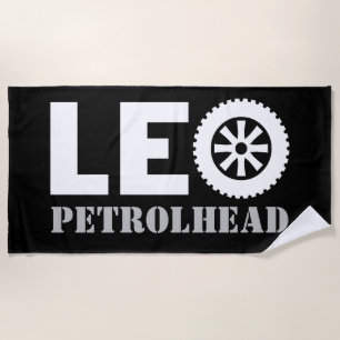 Toalha De Praia Leo Petrol Head