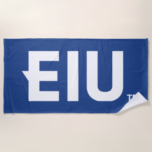 Toalha De Praia Letra EIU em bloco