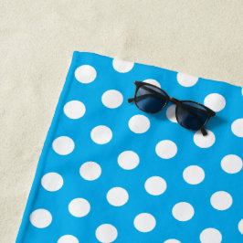 Toalha De Praia Light Blue and White 