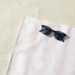 Toalha De Praia Light Pink White Stripes<br><div class="desc">Light Pink White Stripes</div>