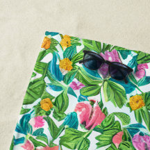 Lindo padrão de flores de verão coloridas verde ro