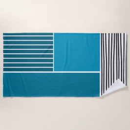 Toalha De Praia Linhas abstrato