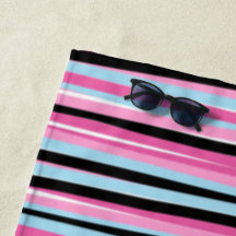 Listras Verticais Rosa e Preta