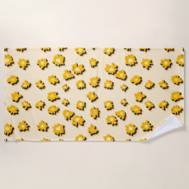 Toalha De Praia Little flowers