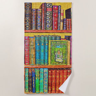 Toalha De Praia Livros de biblioteca