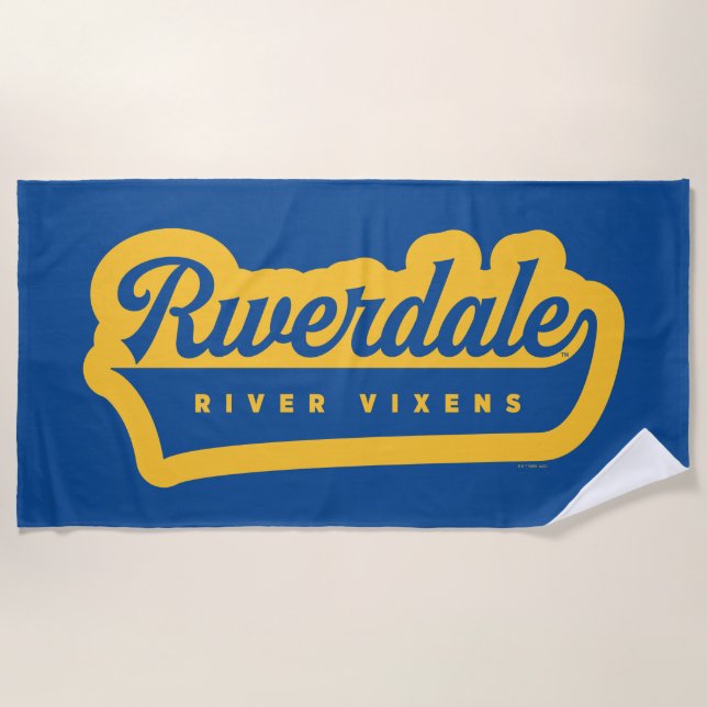 Toalha De Praia Logo Riverdale River Vixens (Frente)
