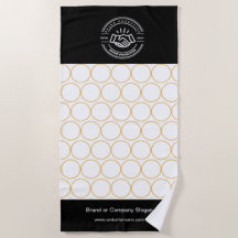 Logotipo comercial | Beach Towel Minimalist Beach