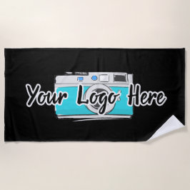 Toalha De Praia Logotipo da empresa personalizada Use o logotipo d