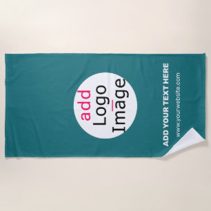 Toalha De Praia Logotipo de Marca personalizada para empresas mode