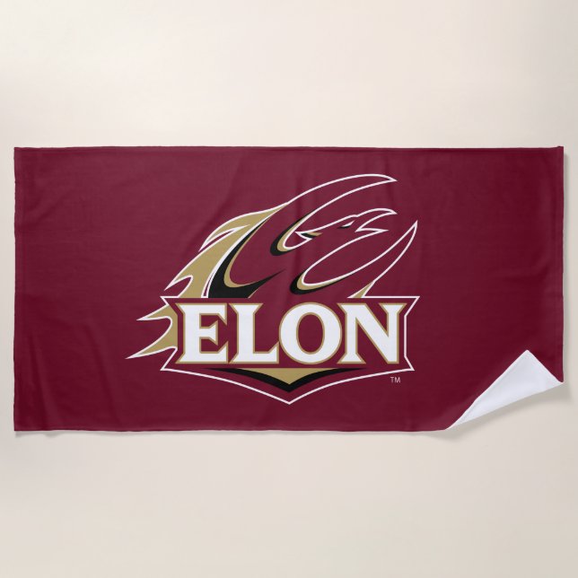 Toalha De Praia Logotipo Elon Phoenix (Frente)