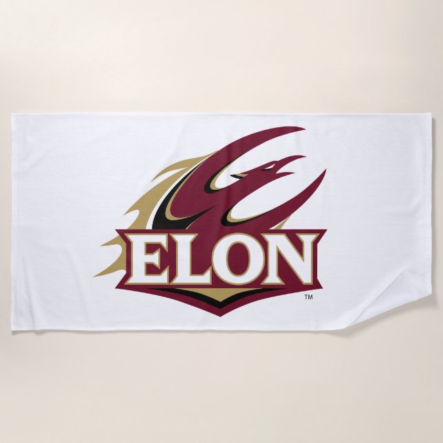 Toalha De Praia Logotipo Elon Phoenix (Frente)