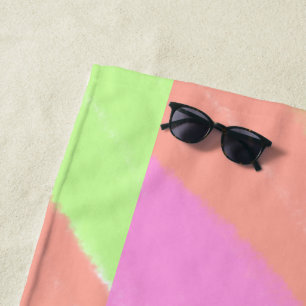 Toalha De Praia Logotipo personalizado simples e elegante aqui na