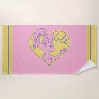 Toalha De Praia Lola Heart Signature