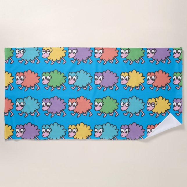 Toalha De Praia Lolailo 15 Que disse abelha (Frente)