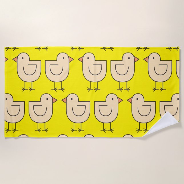 Toalha De Praia Lolailo 16 Pio Pio (Frente)