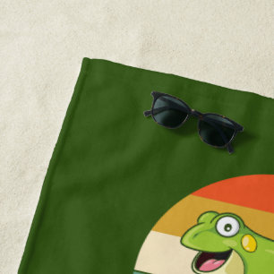 Toalha De Praia Love Sapos Beach Towel