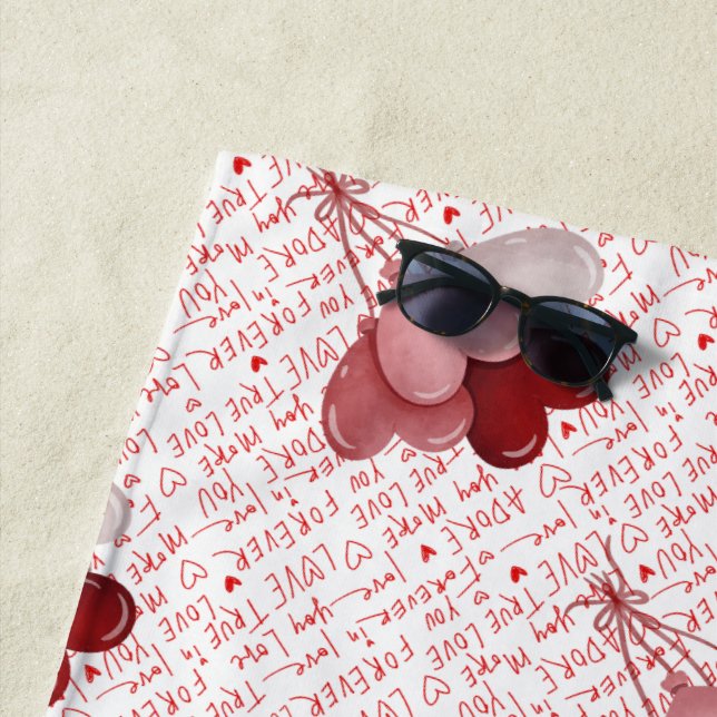 Toalha De Praia Love Vibes Beach Towel (In Situ)