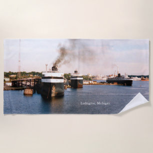 Toalha de praia Ludington Ferries