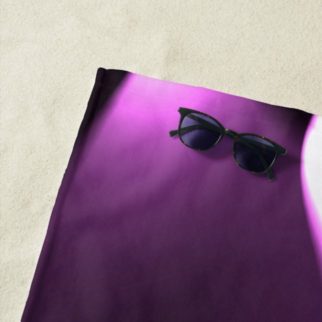 Toalha De Praia Luzes roxas (In Situ)