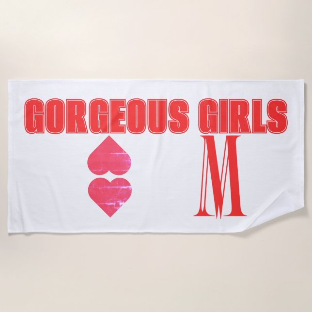 Toalha De Praia M Women's Beach Towel (Frente)