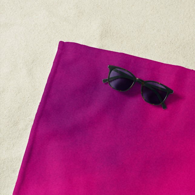 Toalha de Praia Magenta Personalizada (In Situ)