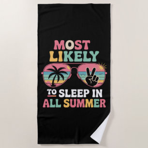 Toalha De Praia Mais Provável Para Dormir Em Todos Os Presentes De