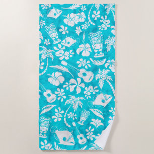 Toalha De Praia Makapuu Beach Hawaik Batik Turquoise