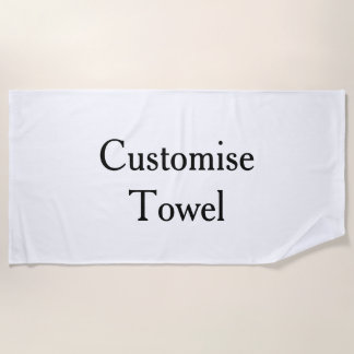 Toalha De Praia Make Your Own Simple Bathroom TowBeach Set