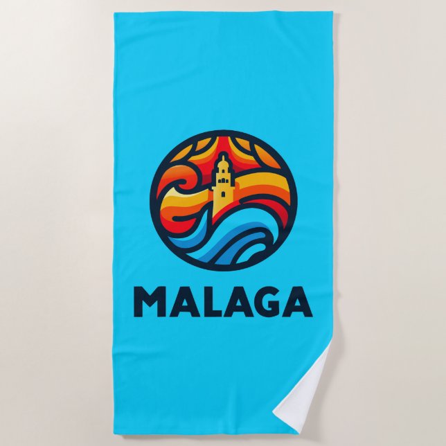 Toalha De Praia Málaga 3 (Frente)