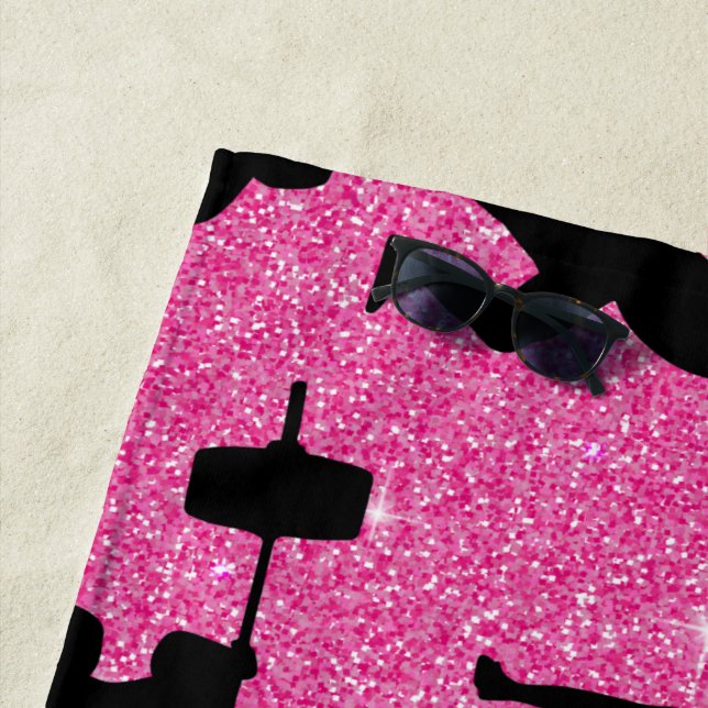 Toalha De Praia Malhação De Levantamento De Peso Esportivo Com Bri (In Situ)