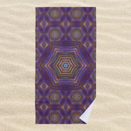 Toalha De Praia Mandala 5 Beach Towel