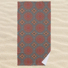 Toalha De Praia Mandala 6 Beach Towel