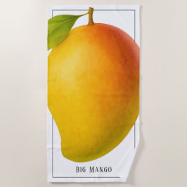 Toalha De Praia Manga Grande, Fruta Doce e Nome