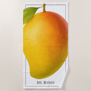 Toalha De Praia Manga Grande, Fruta Doce e Nome